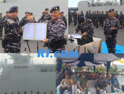 Danlanudsri Turut Hadir Dalam Upacara Penyerahan KRI Selar di Satrol Lantamal Vlll Bitung.