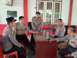 Sidokkes Polresta Manado Gelar Patroli Kesehatan di Beberapa PPK, Berikan Obat dan Vitamin untuk Personel Pam.