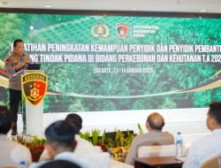 Hadiri Pelatihan Penyidik, Kapolri Minta Jajaran Cegah Potensi Kebocoran Anggaran Negara. 