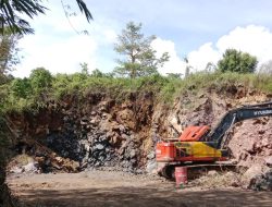 Bahaya!! Warga Tataaran 1 Darurat ISPA, Warga Minta APH Tutup Galian C di Lokasi Pekuburan.