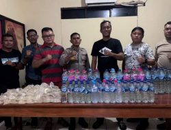 Polsek Pelabuhan Manado Giat Razia Miras dan Barang Ilegal, Amankan 120 Liter Miras di Pelabuhan Manado.