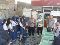 Polresta Manado Beri Penyuluhan Bahaya Pornografi, Miras, dan Sajam di SMP Negeri 1 Manado.