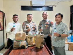 Polsek Pelabuhan Manado Amankan 83,4 Liter Miras Ilegal dalam Operasi Penertiban.