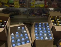 Polresta Manado Gencar Operasi Miras Ilegal, Ratusan Liter Cap Tikus dan Botol Minuman Keras Lainnya Diamankan.