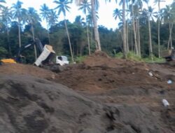 Diduga Galian C Pengrusakan Lingungan Hidup di Apela, Kadis DLH Bitung Tutup Mata