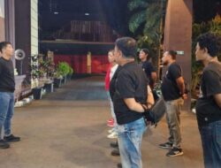 Kasat Reskrim Polresta Manado Berikan Arahan kepada Tim Resmob Jelang Malam Minggu.