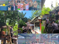 Sambut Bhayangkara Ke-79, Biro Logistik Polda Papua Barat Gelar Bhakti Religi di Pura Giri Bhuana Manokwari.