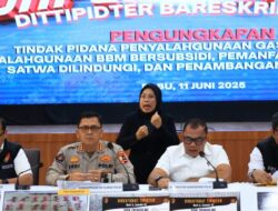 Bareskrim Ungkap Tambang Pasir Ilegal Rugikan Negara Hingga Rp1 Miliar.