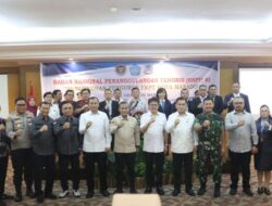 Kapolresta Manado Hadiri Pengukuhan FKPT oleh Kepala BNPT di Hotel Grand Puri.