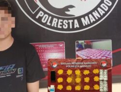 Polresta Manado Ungkap Peredaran Obat Keras Ilegal Jenis Trihexyphenidyl, 3.100 Butir Diamankan.👇👇