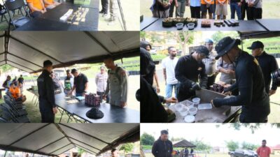 Polda Papua Barat Musnahkan 1.600 Butir Amunisi dan Laras Panjang Senjata Api.