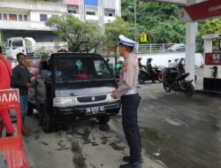 Satlantas Polresta Manado Gelar Patroli dan Razia Kendaraan Modifikasi Tangki, Awasi Penyaluran BBM Subsidi.