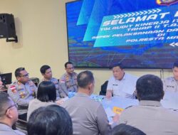 Itwasum Polri Laksanakan Audit Kinerja Tahap II TA 2025 di Polresta Manado.