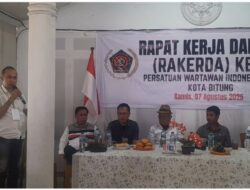 Sukses Gelar Rakerda Pertama, PWI Bitung Perkuat Integritas Wartawan