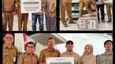 Serahkan Bantuan Obat & Alkes Untuk RSUD Kerinci. Humas PLTA PT KMH : Untuk Meningkatkan Pelayanan Kesehatan Agar Semakin Maksimal