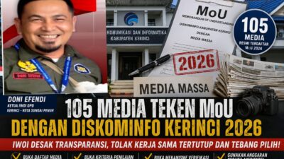 Dinilai Langgar UU Pers dan Intervensi Kerja Jurnalistik, Ketua DPD IWOI Minta Bupati Copot Kadis Kominfo dan Kabid
