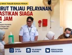 Berikan Pelayanan Terbaik Kepada Masyarakat, Dirut RSUD Mayjen H.A Thalib dr Rofi Irman Tinjau Langsung Ruang Pantau Pasien